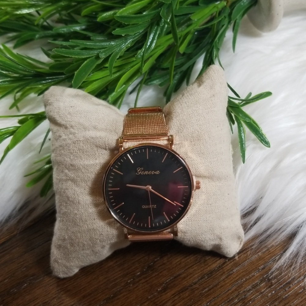 Geneva Rose Gold Tone Watch | 38 MM | rose gold - Picture 2 of 8